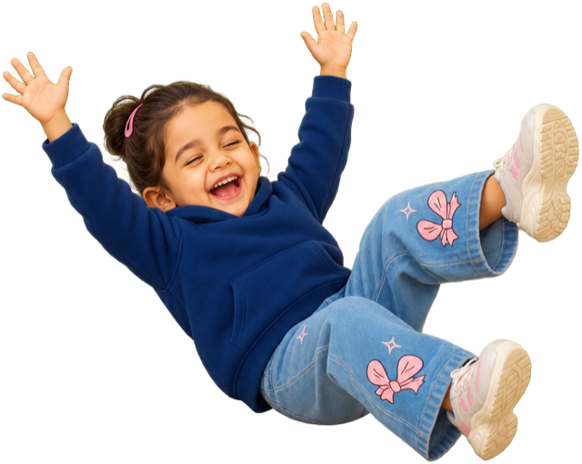 Sample character tumbling like Jack and Jill
